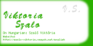 viktoria szalo business card
