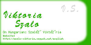 viktoria szalo business card